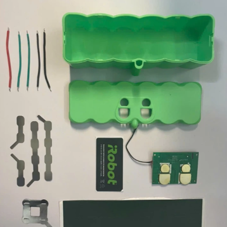 Vỏ mạch kẽm tem pin robot hút bụi iRobot Roomba