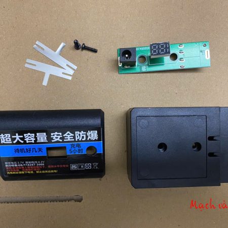 Vỏ mạch pin máy cân bằng laser loại 2 cell, 4 cell có kèm khay đóng pin tiện lợi