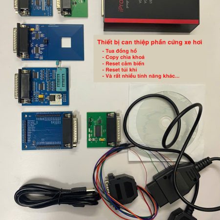 iProg / iProg + Dụng cụ reset túi khí, copy chìa khoá, nạp room vi điều khiển, reset cảm biến góc lái...