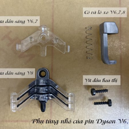 Bộ phụ kiện vỏ pin hút bụi cầm tay Dyson V6 7 8